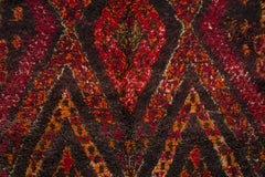 Vintage Moroccan Berber Rug in Dark Red & Orange by Rug & Kilim, 1950-1959