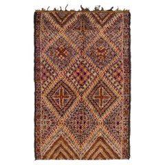 Vintage Moroccan Berber Wool Rug with Geometric Motifs by Rug & Kilim, 1950-1959