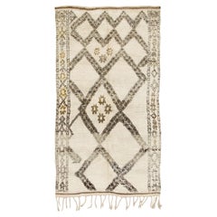 Vintage Moroccan Berber Wool Runner with Tribal Design by Rug & Kilim, 1950-1959