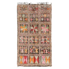 Vintage Moroccan Berber Wool Rug with Geometric Design by Rug & Kilim, 1950-1959