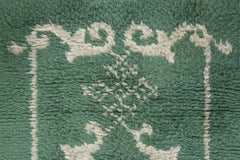 Vintage Swedish Rya Wool Rug with Cartouche Design by Rug & Kilim, 1950-1959