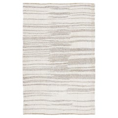 Vintage Turkish Kilim Hemp Rug with Waves by Rug & Kilim, 1950-1959