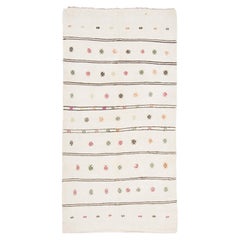 Vintage Turkish Kilim Hemp Rug with Stripes by Rug & Kilim, 1950-1959