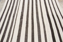 Vintage Turkish Panelled Kilim Hemp Rug with Stripes by Rug & Kilim, 1950-1959
