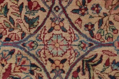 Antique Kerman Lavar Turkish Runner Rug with Interlocking Florals - Rug & Kilim
