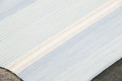 Vintage Panelled Kilim Wool Rug with Stripes in Beige by Rug & Kilim, 1950-1959