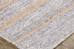 Vintage Panelled Kilim Exotic Yarn Rug with Stripes by Rug & Kilim, 1950-1959