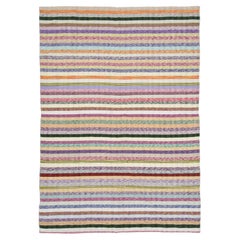 Vintage Panelled Kilim Wool Rug in Multicolor by Rug & Kilim, 1950-1959