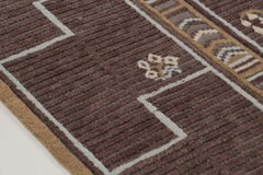 Contemporary French Art Deco Style Geometric Wool Rug by Rug & Kilim, India