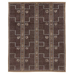 Contemporary French Art Deco Style Geometric Wool Rug by Rug & Kilim, India