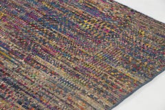 Contemporary Textured Wool & Natural Silk Rug by Rug & Kilim, India