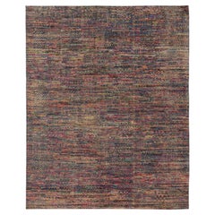 Contemporary Textured Wool & Natural Silk Rug by Rug & Kilim, India