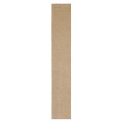 Rug & Kilim’s Modern Textural Extra-Long Runner Rug in Beige-Brown & Cream Tones