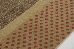 Contemporary French Art Deco Style Maze Grid Wool Rug by Rug & Kilim, India