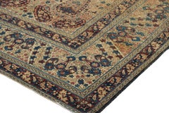 Signed Aboul Ghasem Kermani Antique Turkish Rug with Paisleys  Rug & Kilim