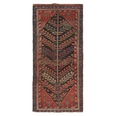 Antique Turkish Runner Rug with Polychromatic Floral Patterns - Rug & Kilim