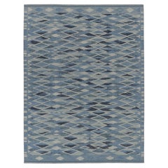 Contemporary Scandinavian Style Geometric Wool Rug by Rug & Kilim, India