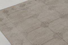 Contemporary Oversized Geometric Cotton Dhurrie Rug by Rug & Kilim, India