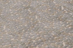 Contemporary Natural Silk Oversized Custom Rug in by Rug & Kilim, Nepal