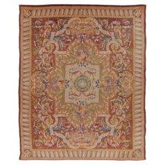 Oversized Antique French Savonnerie Wool Rug by Rug & Kilim, France, 1880-1919