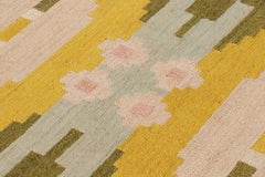 Contemporary Scandinavian Style Diamond Lozenge Abaca Rug by Rug & Kilim, India