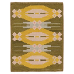 Contemporary Scandinavian Style Diamond Lozenge Abaca Rug by Rug & Kilim, India