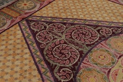 Oversized Antique French Deco Floral Wool Rug by Rug & Kilim, 1920-1929