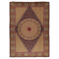 Oversized Antique French Deco Floral Wool Rug by Rug & Kilim, 1920-1929