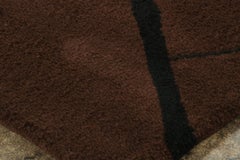 Contemporary Mid-Century Modern Abstract Wool Rug by Rug & Kilim, India