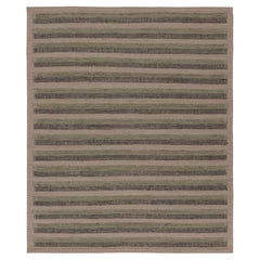 Contemporary Scandinavian Style Custom Wool Flatweave by Rug & Kilim, India