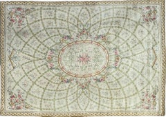 Antique 19th Century French Savonnerie Floral Rug by Rug & Kilim, 1860-1869