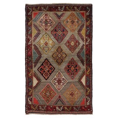 Vintage Gabbeh Wool Rug with Medallions by Rug & Kilim, Afghanistan, 1950-1959