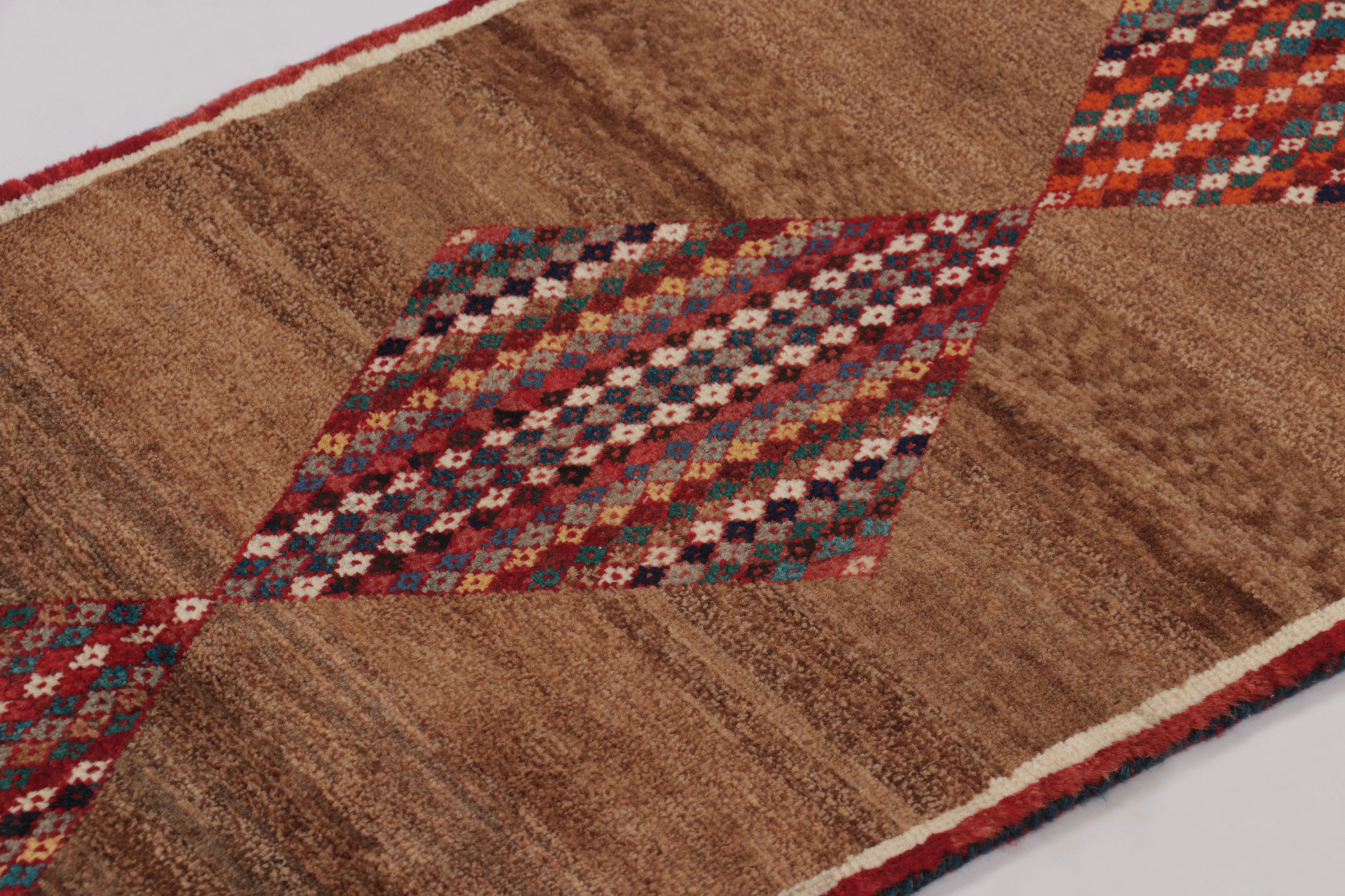 Kilim Rug Patterns Vintage Gabbeh Wool Runner with Medallions by Rug and Kilim ...