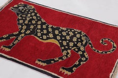 Vintage Gabbeh Leopard Pictorial Rug by Rug & Kilim, Afghanistan, 1950-1959