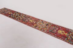 Vintage Gabbeh Floral Urn & Mosaic Runner by Rug & Kilim, Afghanistan, 1950-1959