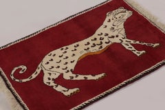 Tapis Gabbeh vintage en laine à motifs, format cadeau, de Rug & Kilim, 1950-1959