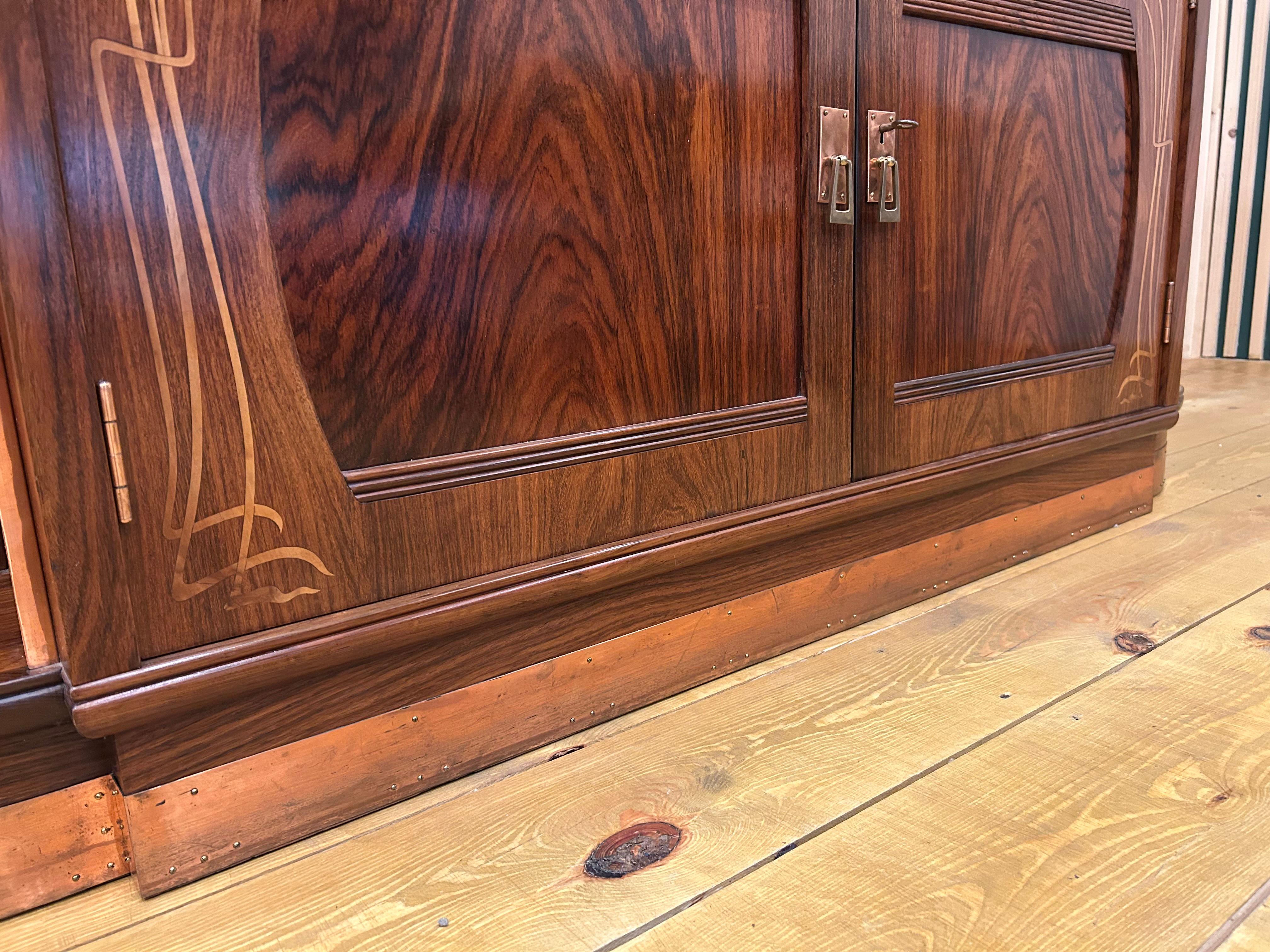 Secession Walnut Dresser  Nut from 1900 For Sale 4