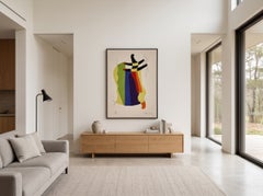 "Legend", Original Man Ray Tapestry, Hand-Woven Wool, 59 x 79 in