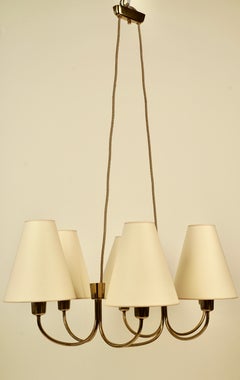 Globe Lamp, made in Brass from J.T. Kalmar, 1950's Austria