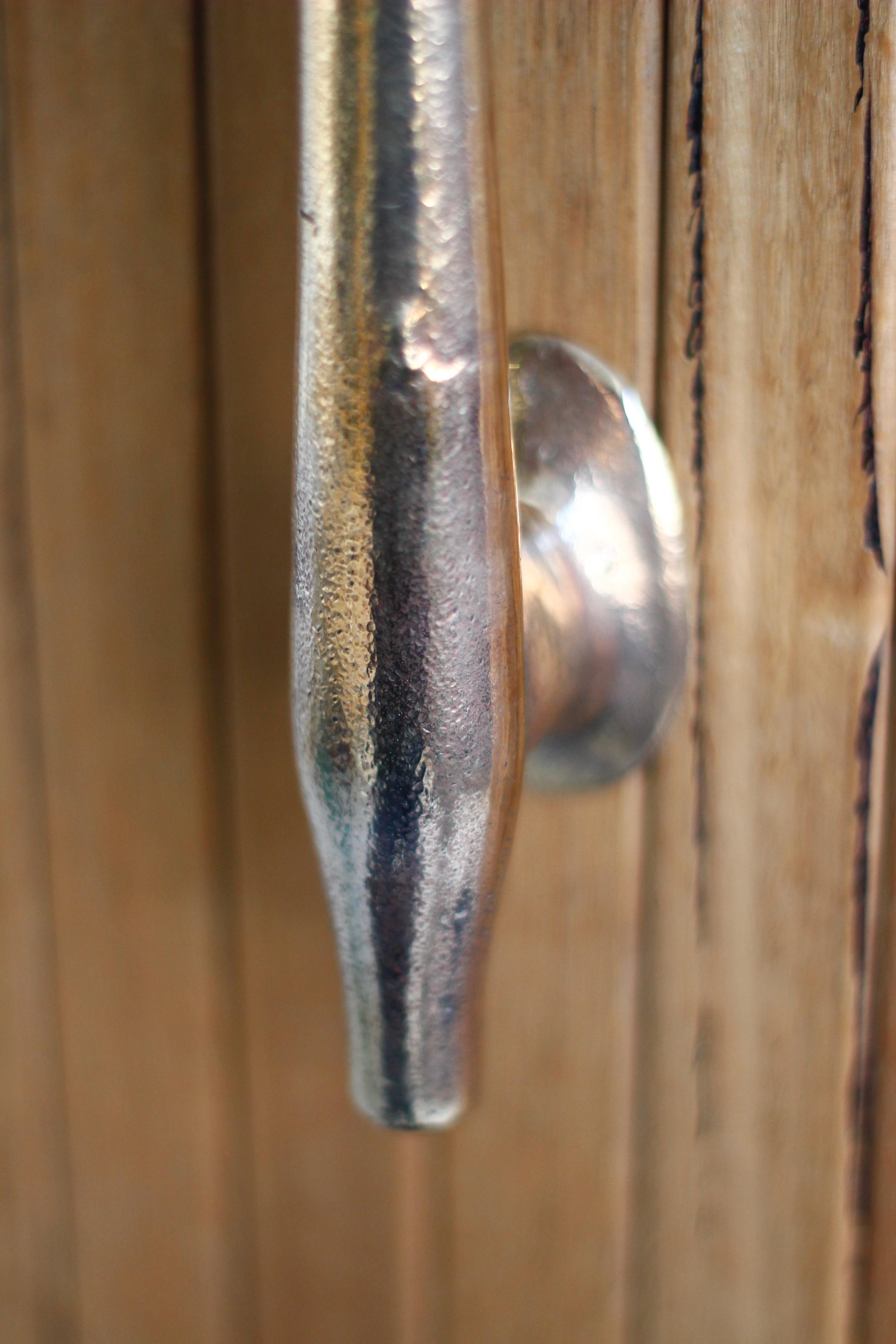 BARBERA Cyrus Cabinet Handle Medium Solid Bronze For Sale 2