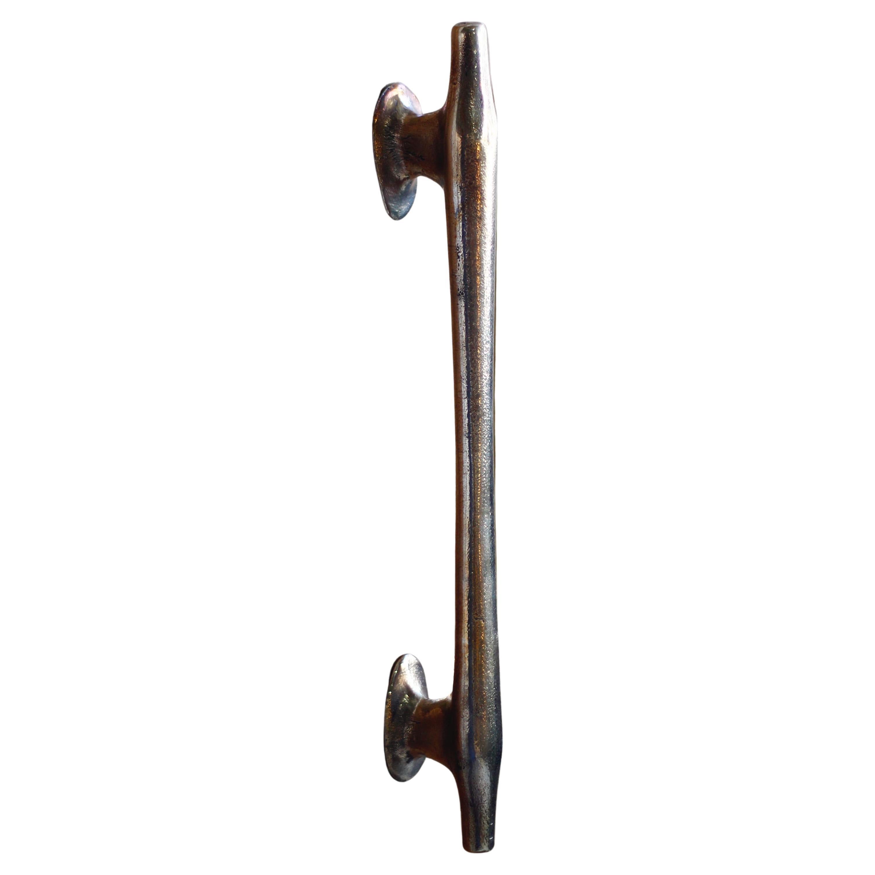 BARBERA Cyrus Cabinet Handle Medium Solid Bronze For Sale