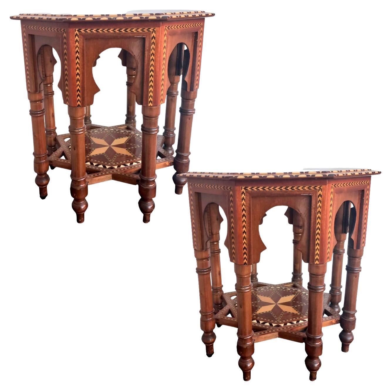 Side Tables, from Granada, Andalusia, Spain, 20th Century For Sale