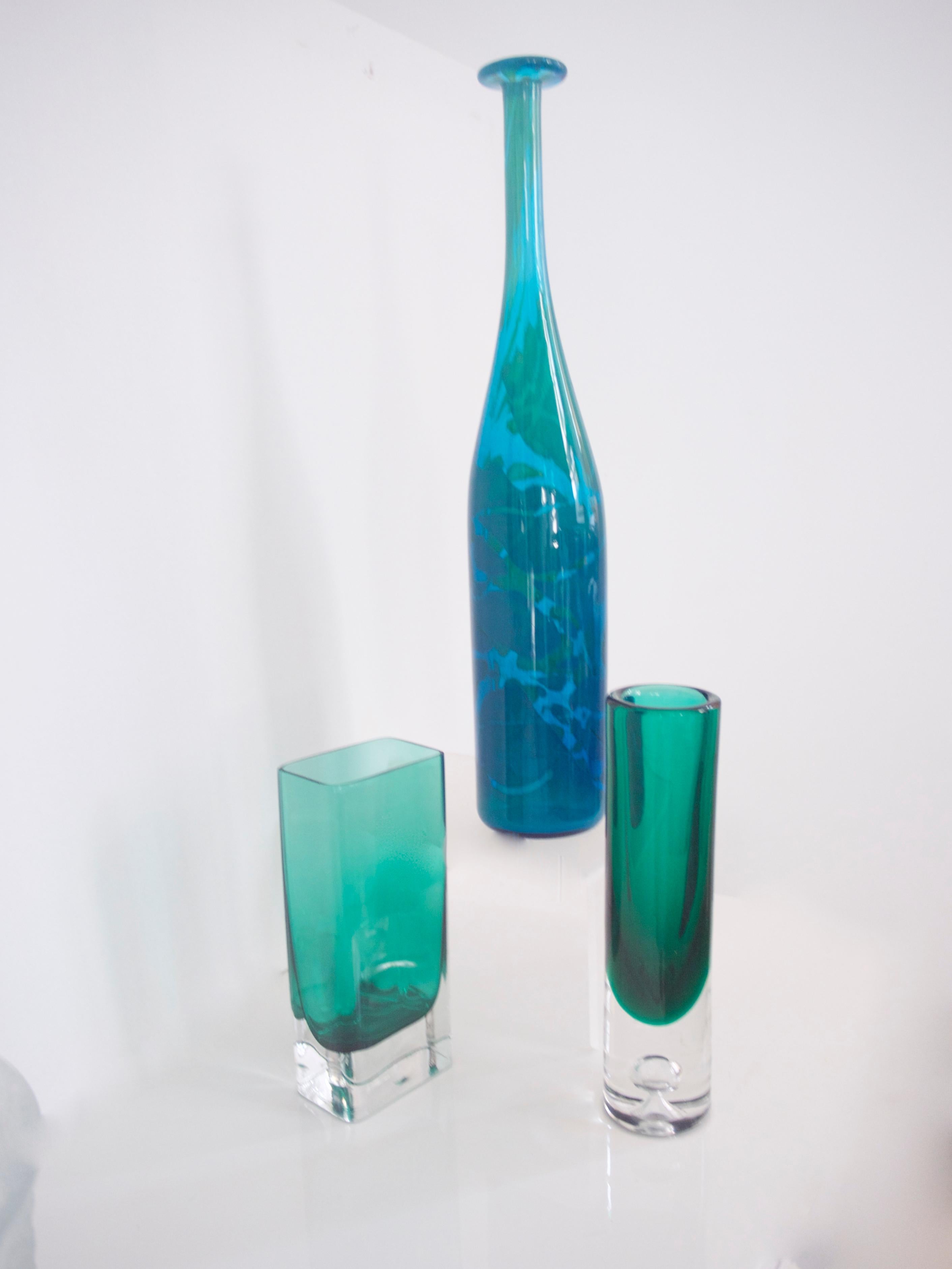 Pair of Scandinavian Modern Vases by Riihimaki, Finland, Late 1950s For Sale 3