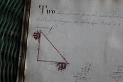 Early 19th C Thomas Hunts Mathematical Scientific Journal 1802 Curio Antique