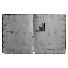 Début du XIXe siècle : « Thomas Hunts Mathematical Scientific Journal », 1802 – Objet de collection ancien