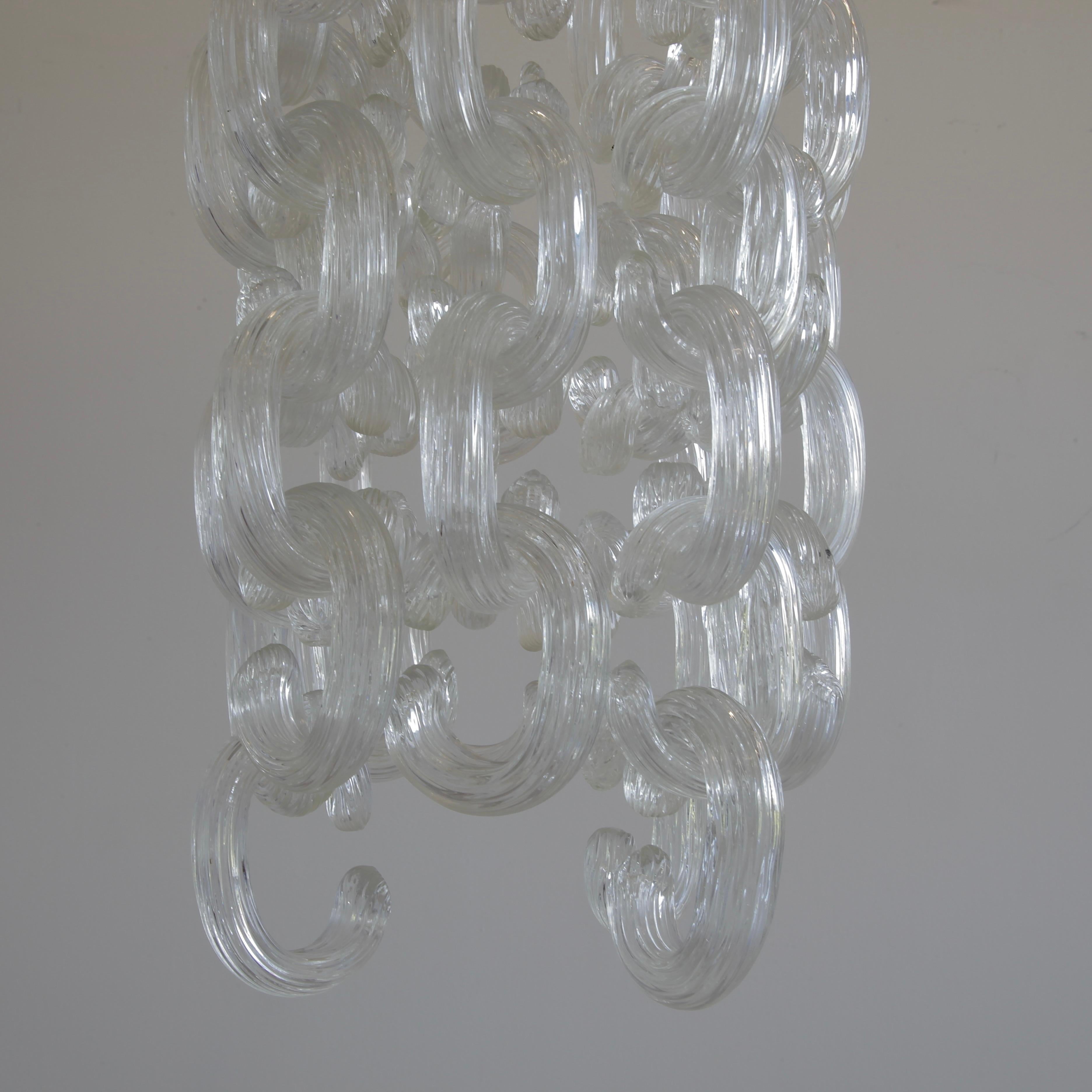 Coppia di lampadari di Giusto Toso 