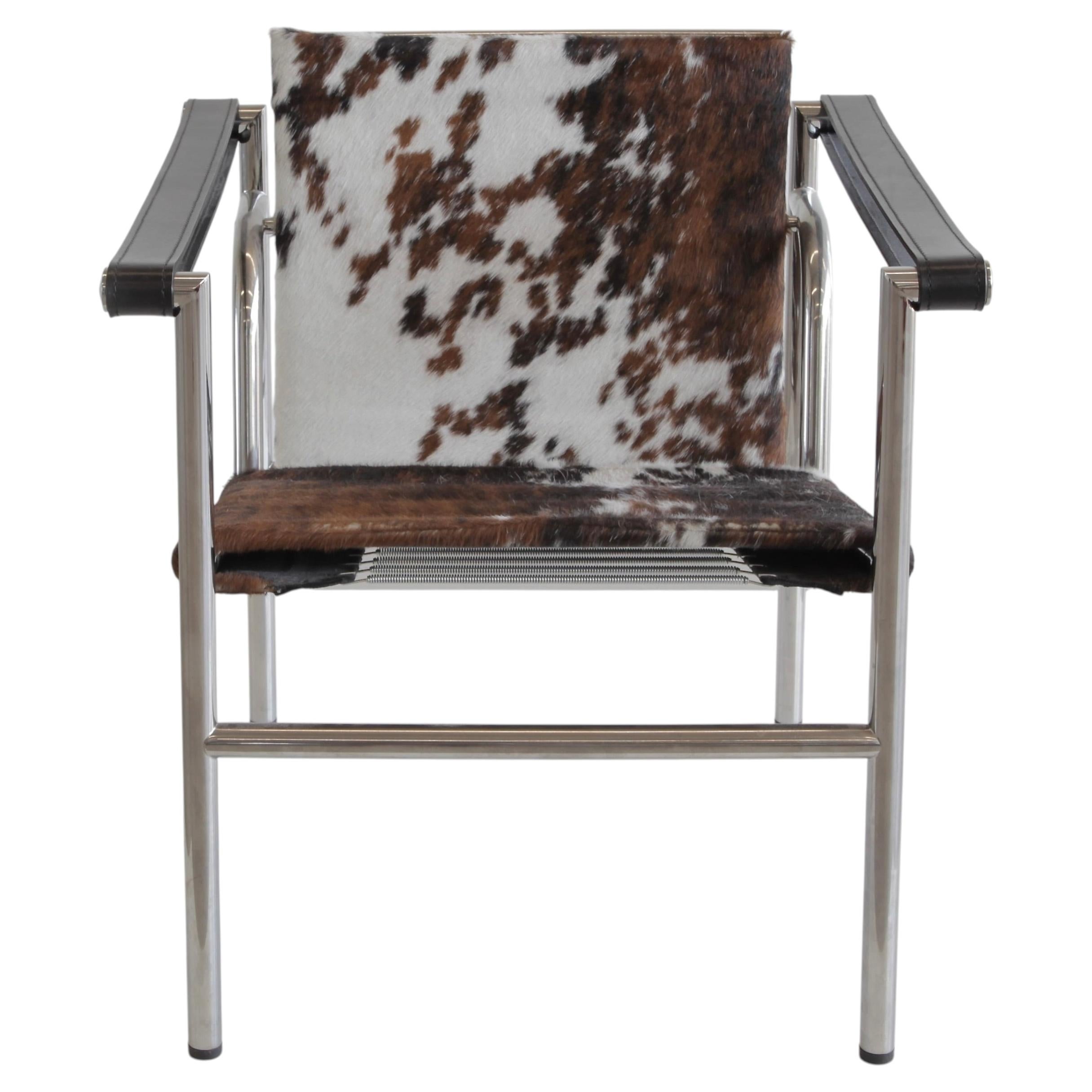 Original Armchair 'Fauteuil á Dossier Basculant' LC1 by Le Corbusier, P. Jeanner For Sale