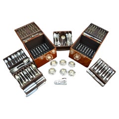 Un set di oltre 200 posate in argento russo imperiale del 19° secolo di Andrei Bragin