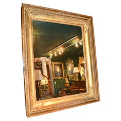 Early 19th Century  French Empire Giltwood Mirror