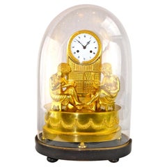 Reloj Alegórico del Imperio Francés Conocido como "El Reloj de la Biblioteca"